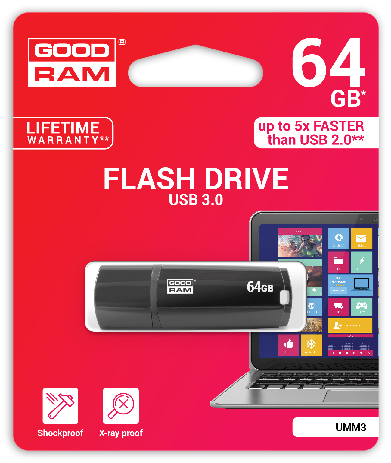 Atmintinė Goodram UMM3 64GB USB 3.0