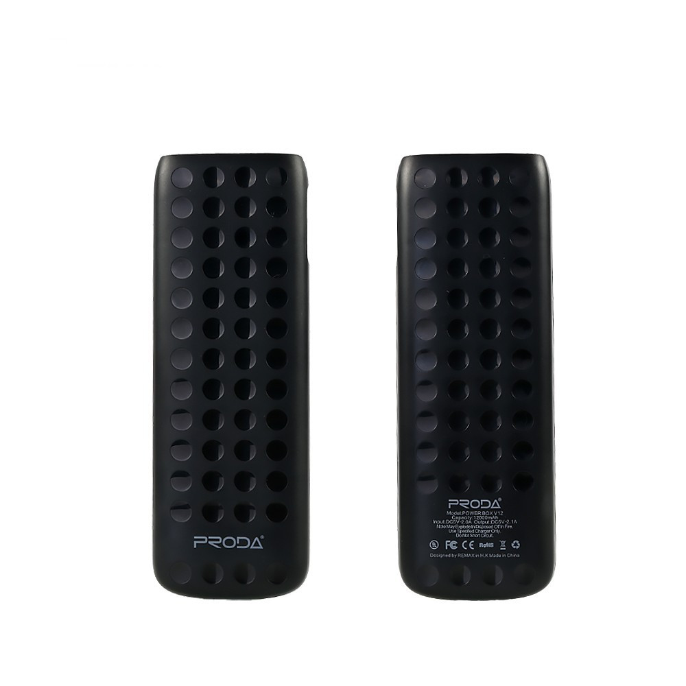 Išorinė baterija Power Bank Proda Lovely 12000mAh 2.1A juoda