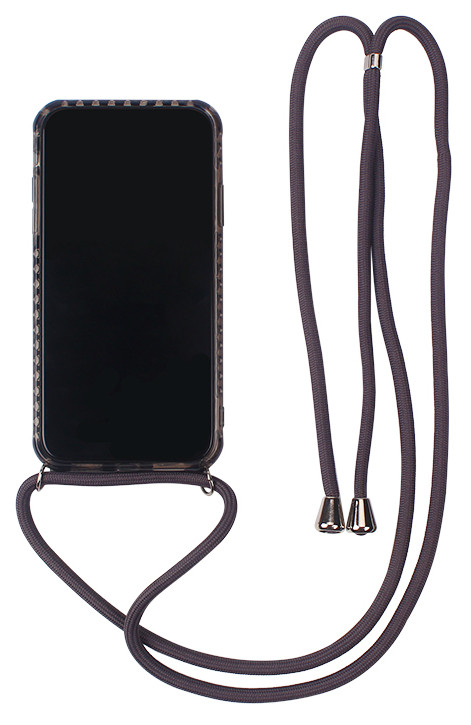 Dėklas Strap Case Apple iPhone 12 Pro Max juodas