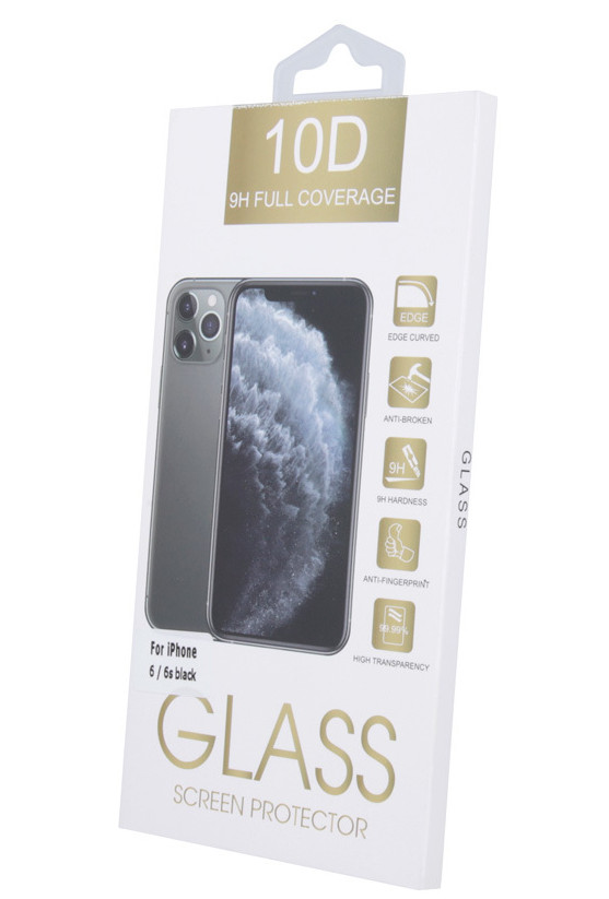 LCD apsauginis stikliukas 10D Full Glue Huawei P30 Lite/Nova 4E lenktas juodas