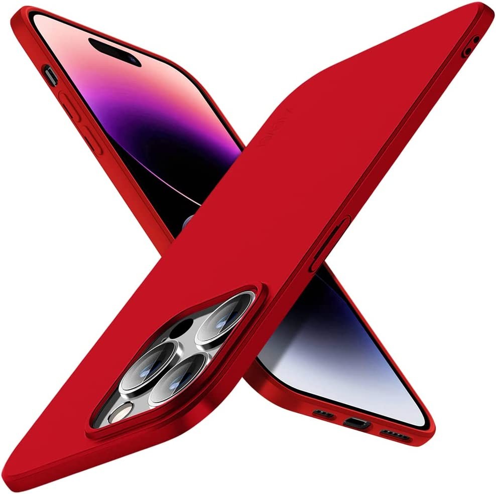 Dėklas X-Level Guardian Apple iPhone 13 Pro Max raudonas