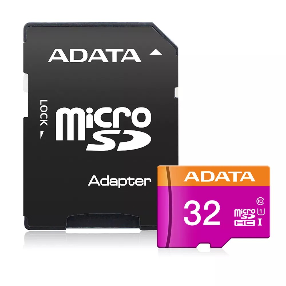 Atminties korta ADATA microSD 32GB (UHS-I Class 10) + SD adapter