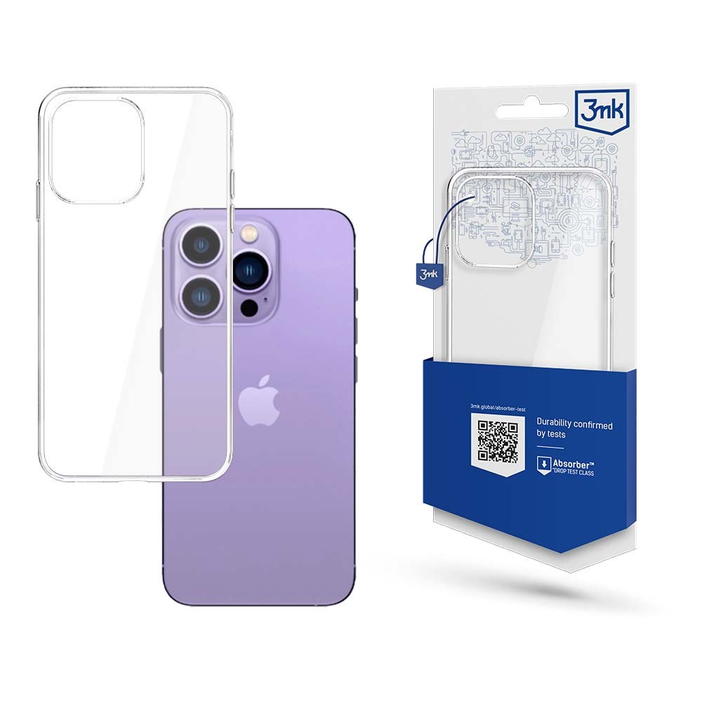 Dėklas 3mk Clear Case 1,2mm Apple iPhone 14 Plus