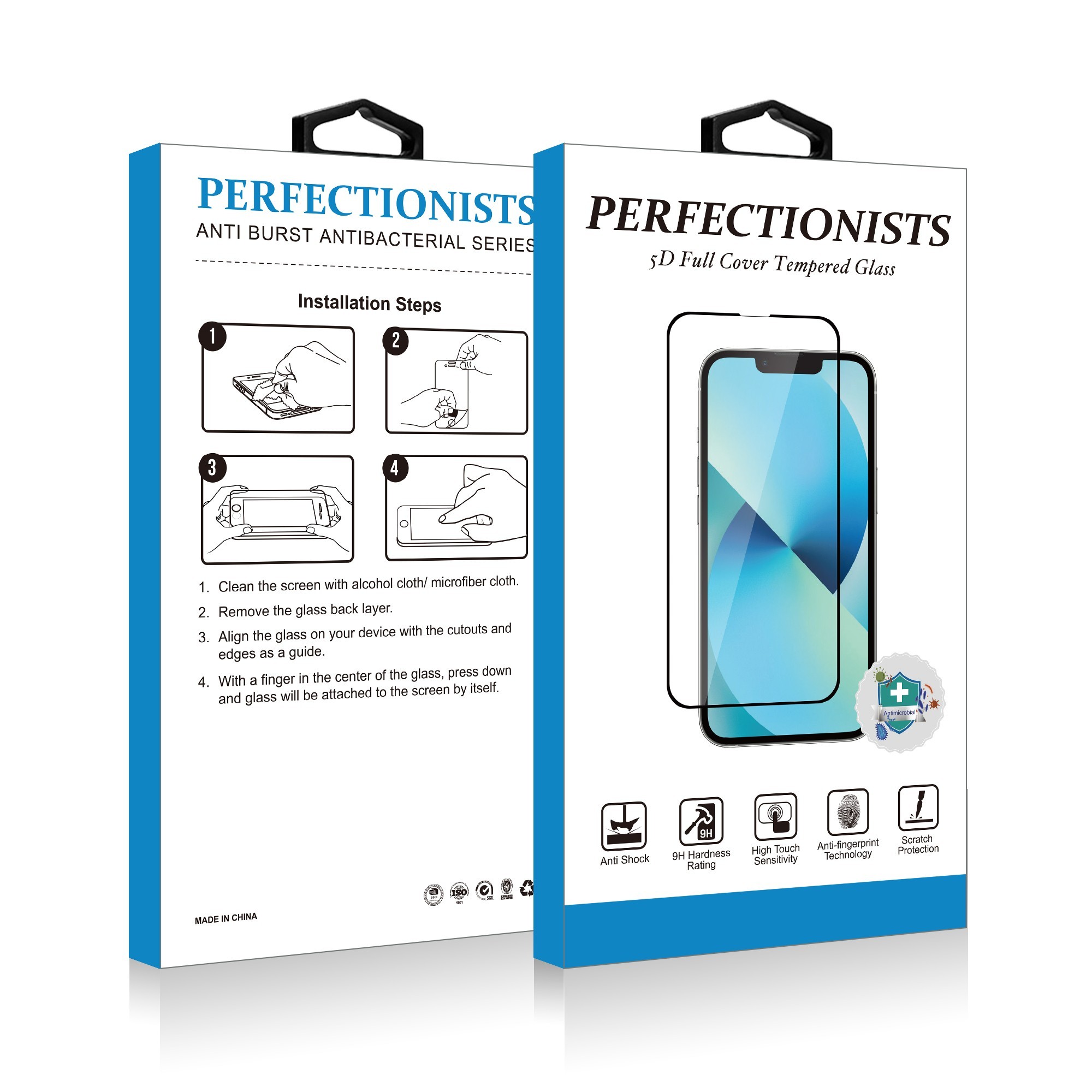 LCD apsauginis stikliukas 3D Perfectionists Xiaomi 12S lenktas juodas