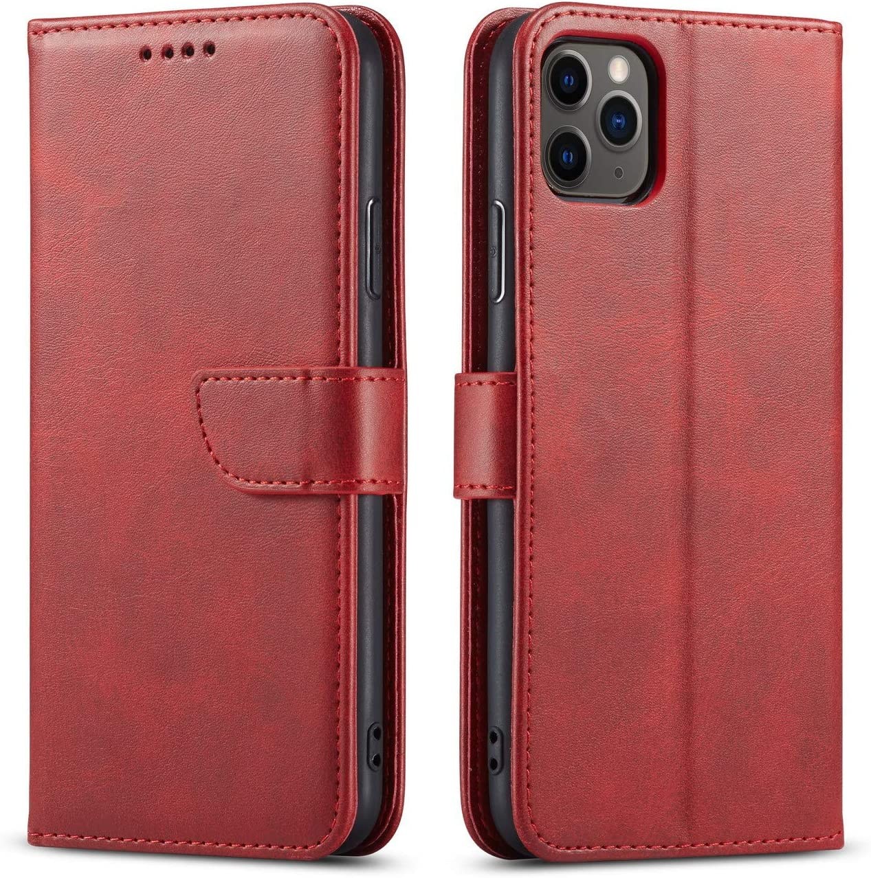 Dėklas Wallet Case Samsung A346 A34 5G raudonas