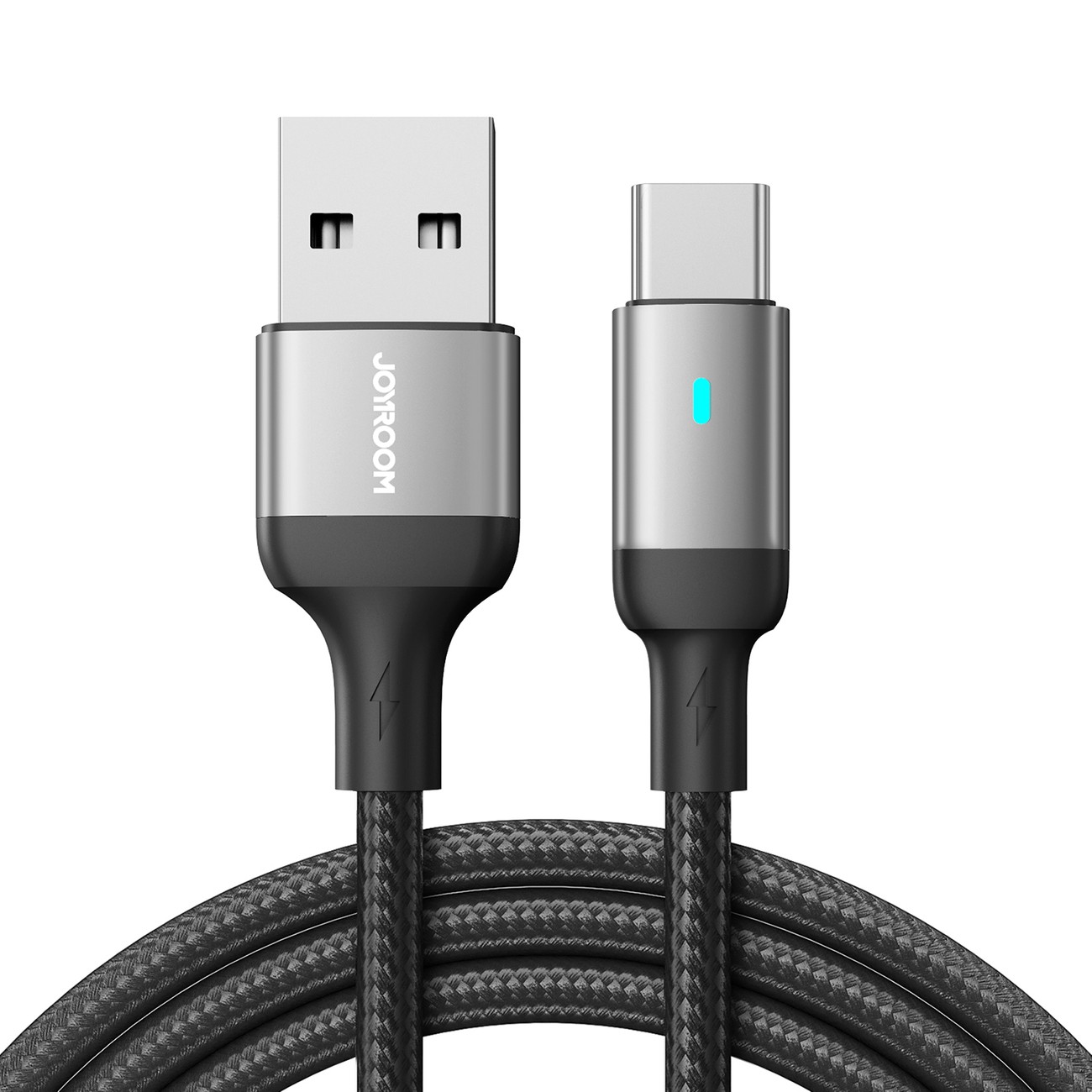 USB kabelis Joyroom S-UC027A10 USB to Type-C 3A 2.0m juodas