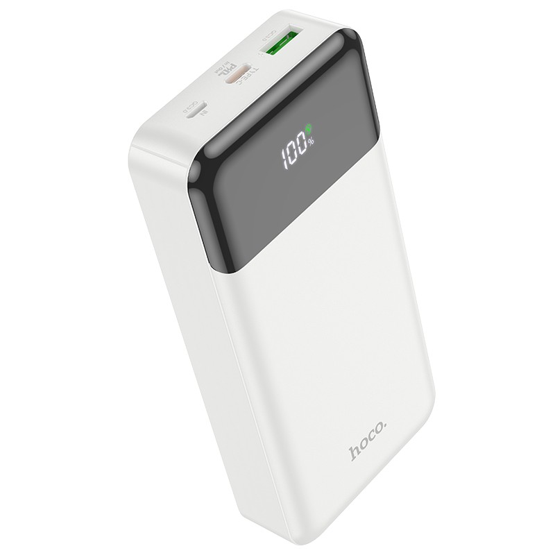 Išorinė baterija Power Bank Hoco J102A PD20W+QC3.0 20000mAh baltas