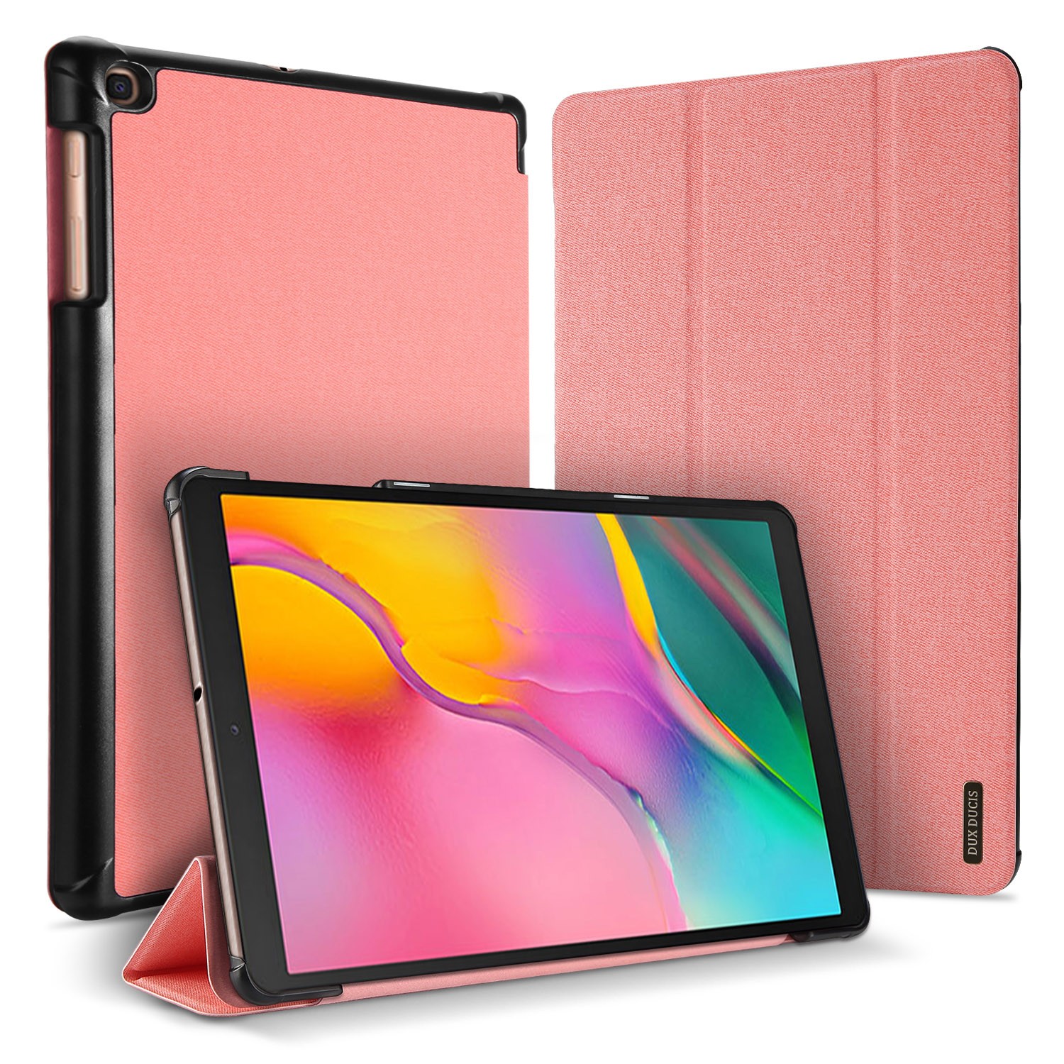 Dėklas Dux Ducis Domo Samsung X510/X516 Tab S9 FE rožinis