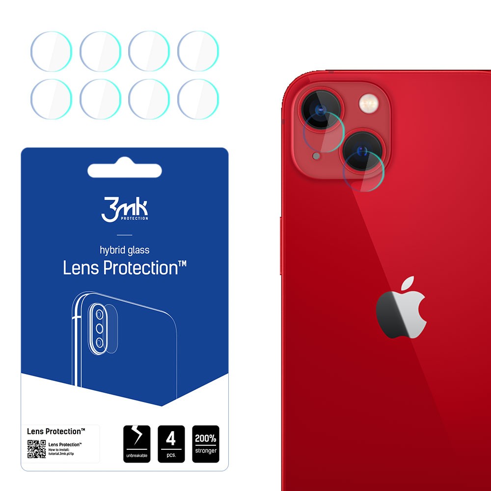 LCD apsauginė plėvelė kamerai 3MK Hybrid Glass Lens Apple iPhone 13
