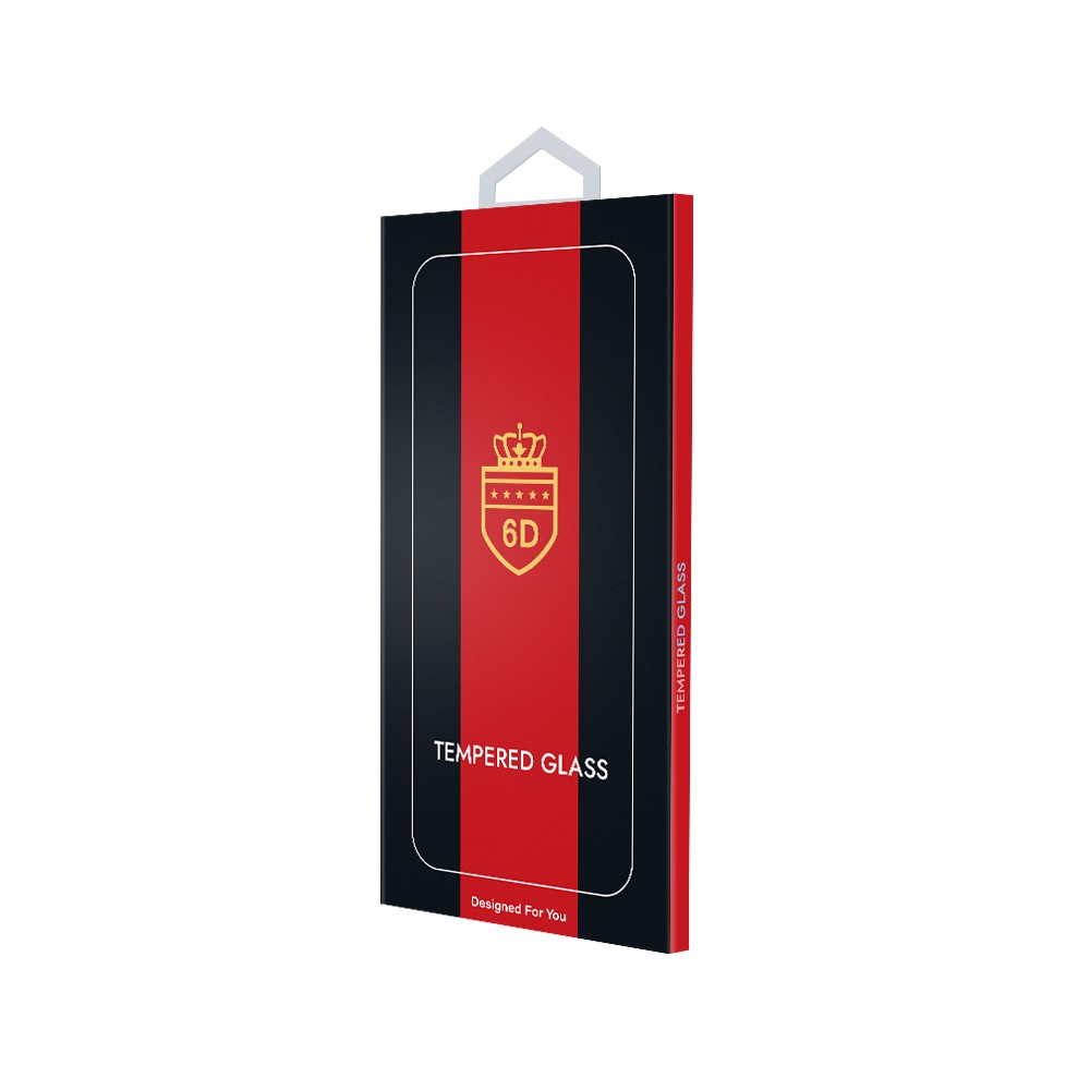LCD apsauginis stikliukas 6D Xiaomi Redmi 13C/Poco C65/Poco M6 5G juodas