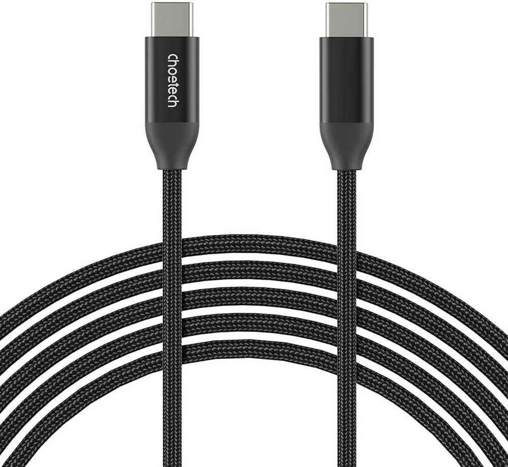 USB kabelis Choetech XCC-1035 USB-C to USB-C PD3.1 240W 1.2m juodas