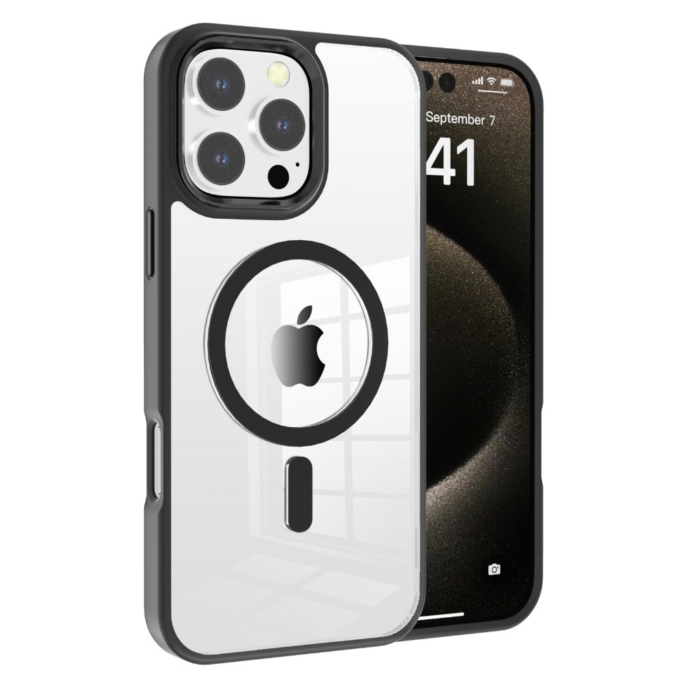 Dėklas Premium Mag Cover Apple iPhone 15 Pro Max juodas