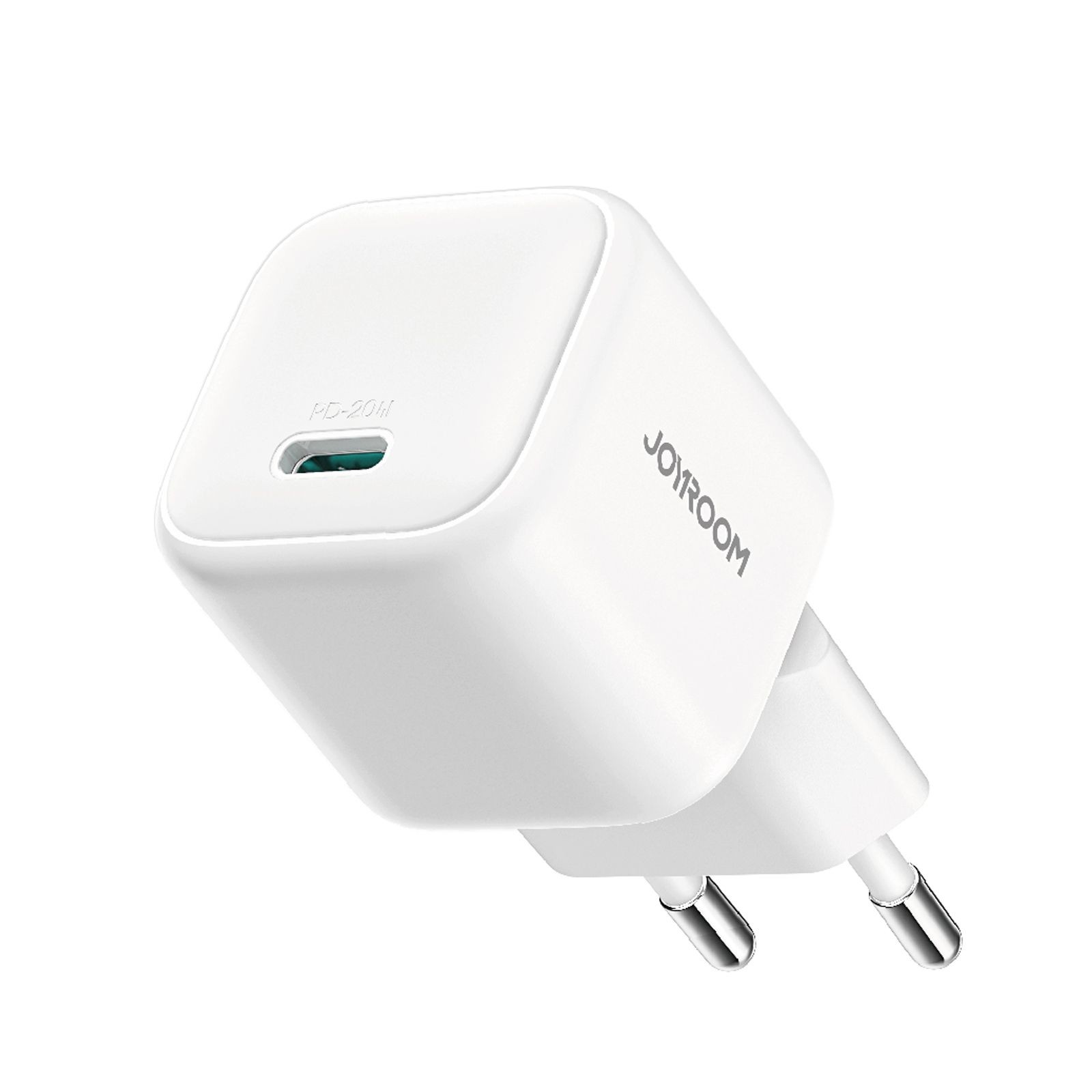 Įkroviklis Joyroom JR-TCG08 20W GaN USB-C baltas