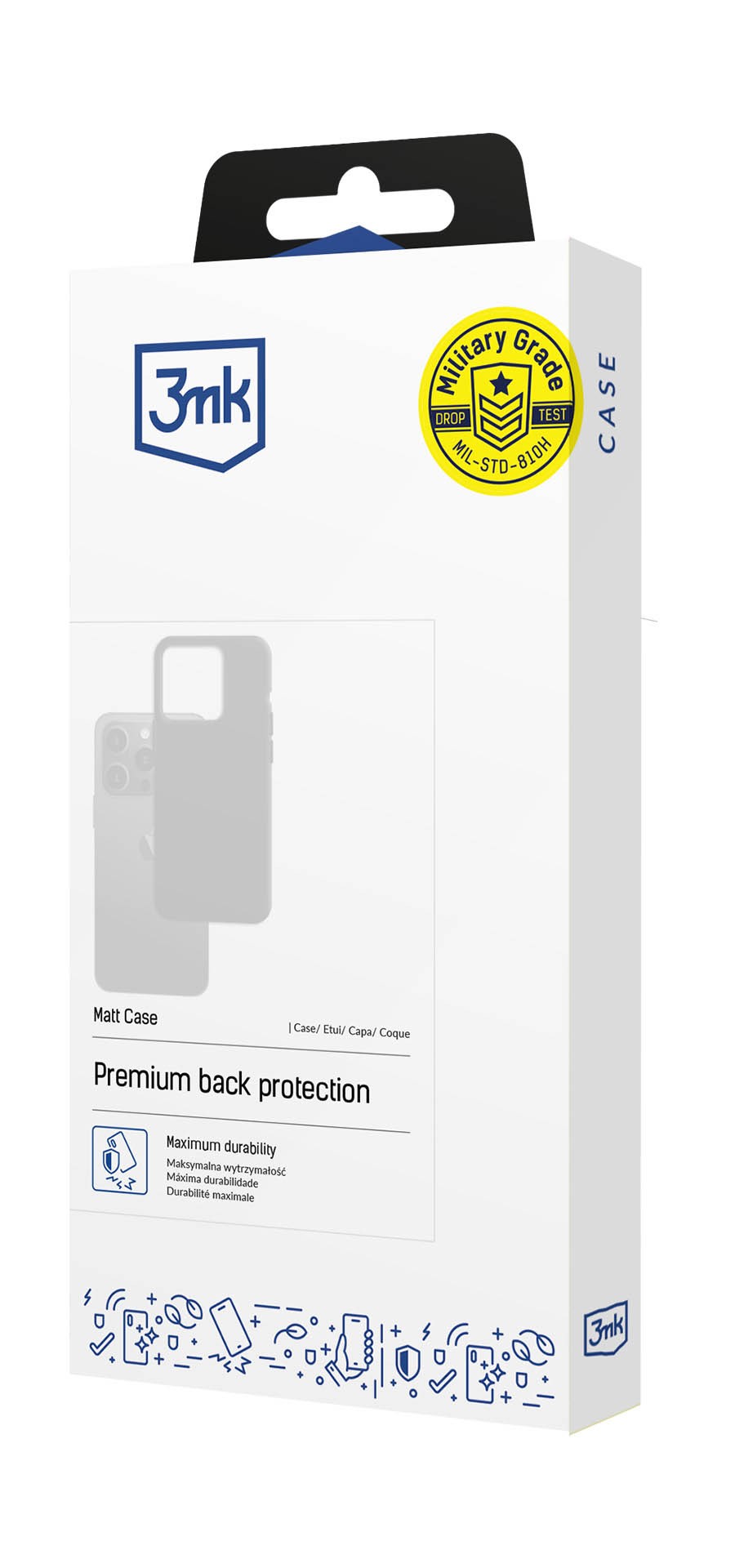 Dėklas 3mk Matt Case Xiaomi Redmi Note 14 Pro 5G/Poco X7 juodas