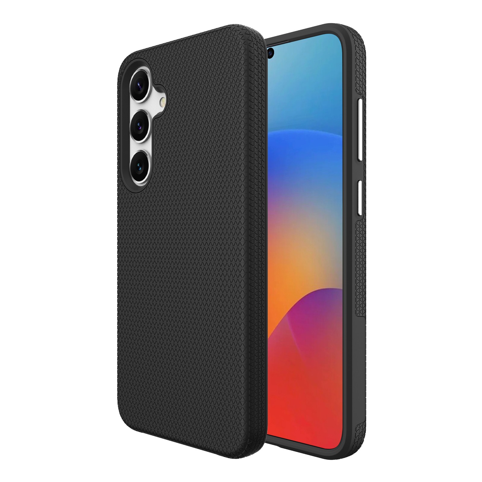 Dėklas Perfectionists Triangle Case Samsung S916 S23 Plus 5G juodas