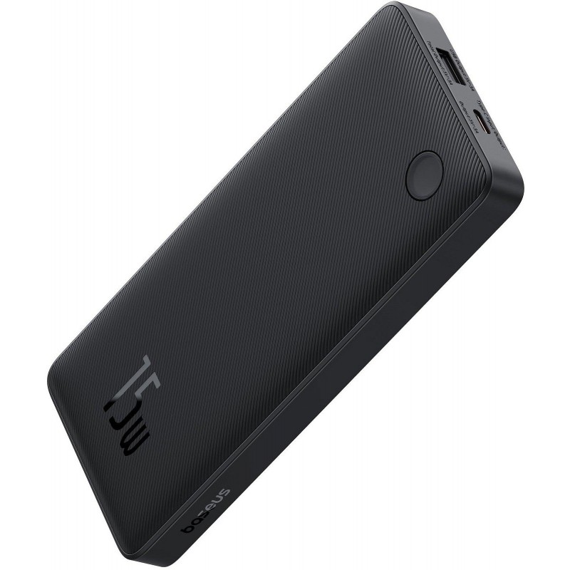 Išorinė baterija Power Bank Baseus Airpow Lite 15W 10000mAh juoda P10067500123-00