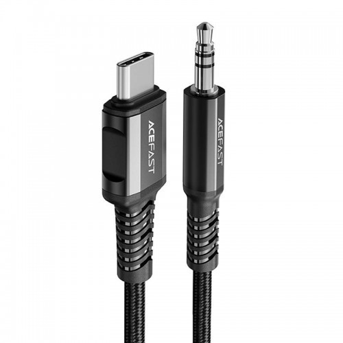 Audio adapteris Acefast C1-08 USB-C to 3.5mm (M) 1.2m juodas